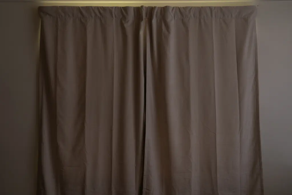 blackout curtains
